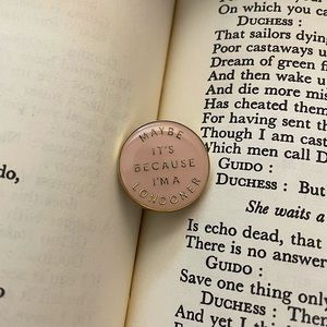 Burberry “Maybe it’s Because I’m A Londoner” Pin